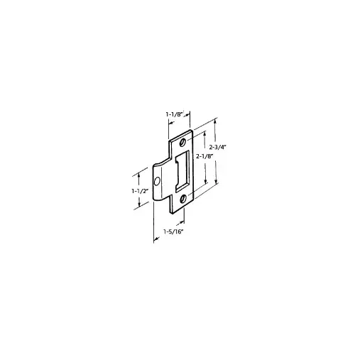 Falcon A05185-000-626 Strikes, Satin Chrome
