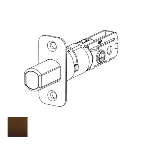 Kwikset 81258-10B Adjustable Deadbolt Latch UL 3 Hour Oil Rubbed Dark Bronze