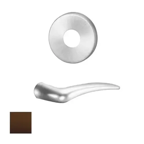 Sargent OS-8265-LNA-10B-RH 8200 Series 8265 Outside Trim Lever and Rose Oil Rubbed Dark Bronze
