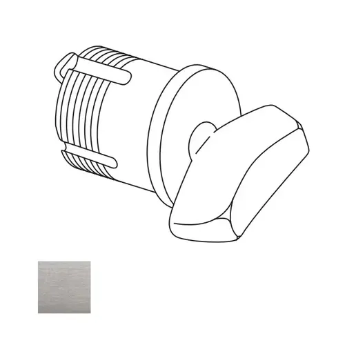 Schlage Lock 09905626 1-1/8" Cylinder Turn with 1/8" Blocking Ring and Compression Ring Satin Chrome Finish