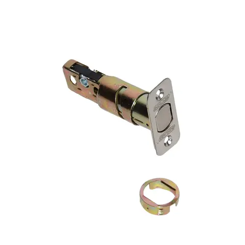 Schlage Residential 12-321-625 B Series Dual Option Deadbolt Latch 1" x 2 1/4" Bright Polished Chrome