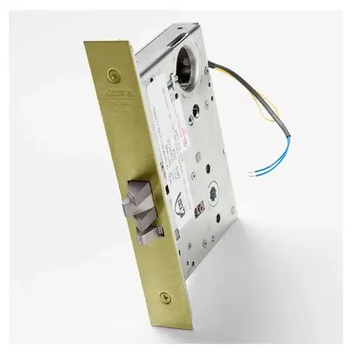 ACSI M1510M-1-ML2055-LL-606 ML2055 Classroom Mortise Lever Body - Motor Drive - Fail Safe Satin Brass