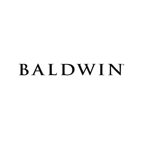 Baldwin 0419050 Estate Privacy Mortise Bolt Satin Brass & Black