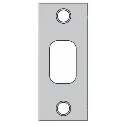 Kwikset 85278-15A 1-1/8" x 2-3/4" Square Corner Deadbolt Strike Antique Nickel Finish