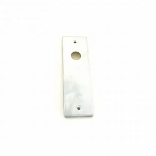 Schlage 09-636N 626 Exterior N Escutcheon and Bushing for Blank by Knob / Lever Satin Chrome Finish