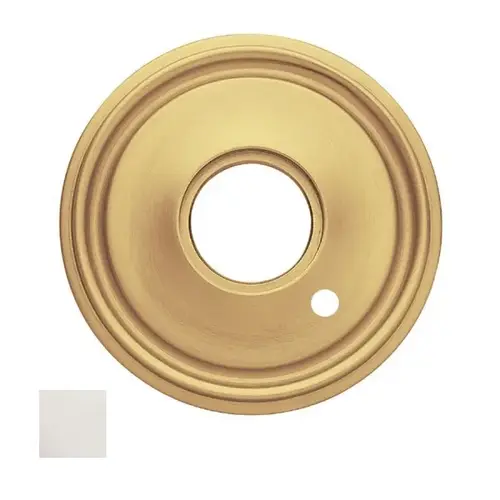 Baldwin 5123055 Estate Solid Brass Rosette Polished Nickel Pair