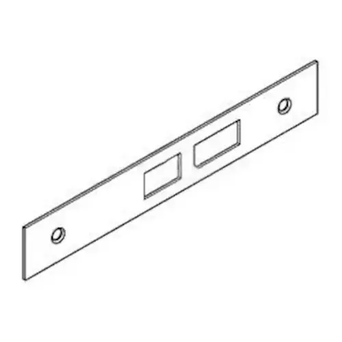 Corbin Russwin 423F54 605 ML2000 Armored Front for Deadbolt, Latchbolt, Bright Polished Brass