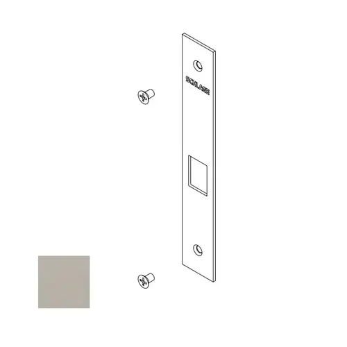 Schlage 09-473 630 Armor Front with Screws for L9010 or L9040 Satin Stainless Steel Finish pack of 10