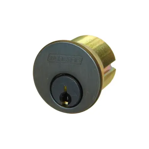Schlage Lock 20-013C245613 1-1/8" Mortise Cylinder Adams Rite Cam (L583-446), Everest C245 Keyway, 36-079-037 (3/8") Blocking Ring, Oil Rubbed Bronze 613