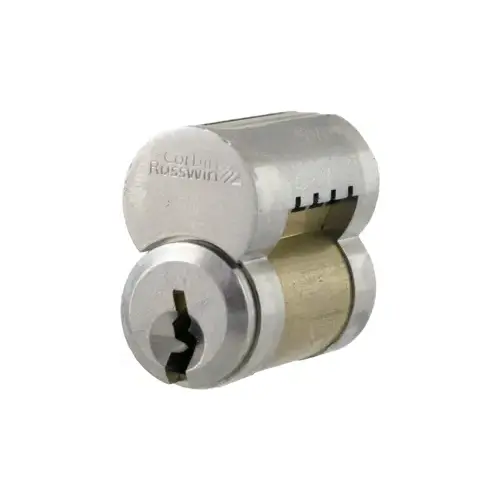 Corbin Russwin CR8000-626-L4 LFIC Large Format IC Core, 6-Pin Core L4 Keyway, 0-Bitted, Satin Chrome 626/ US26D
