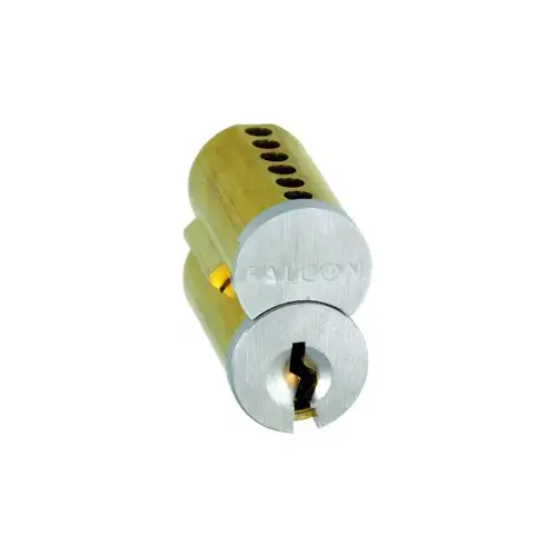 Falcon Lock CB847-B626 SFIC Core, 7 Pin Uncombinated, Best Prep B Keyway, Best Style Caps, US26D/626 Satin Chrome