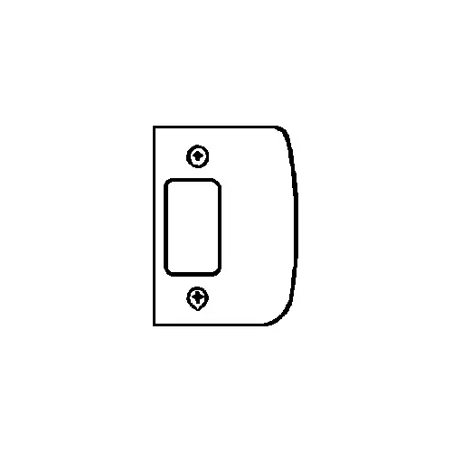 Parker Hardware 92210 605 Full Lip Strike