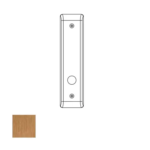 Yale Commercial CN87-201-612 8800 Mortise Inside Escutcheon, Grip only with Connecting Screws, Satin Bronze