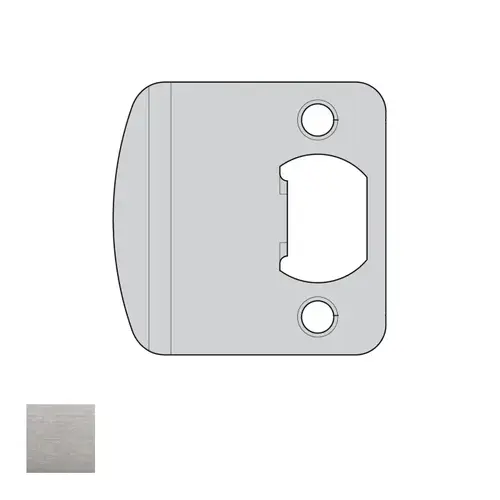 Kwikset 83536-26/26D Round Corner Strike Bright Polished Chrome