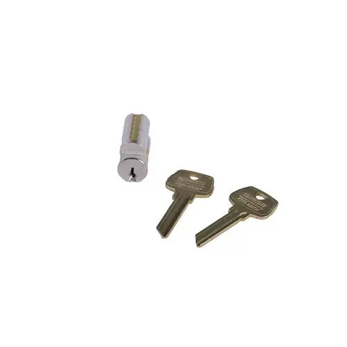 Sargent 6300 CK 4 LFIC Large Format Interchangeable Core, CK Keyway, 6-Pin, 1-Bitted, 2 Nickel Silver Keys, 606/US4 Satin Brass