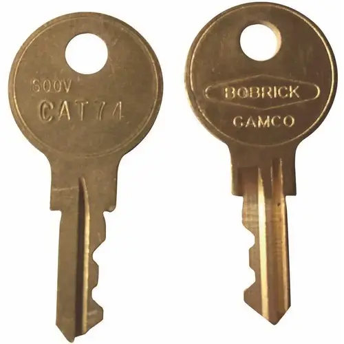 Bobrick 330-43 B-330-43 Cat-74 Universal Key for Bath Tissue Dispenser Gold