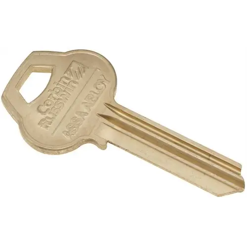 Corbin Russwin 59C1-6PIN-10 Single Section Standard Bow Key Blanks, Nickel Plated