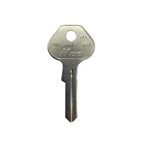 Kaba Ilco 1092-7000B Master Pro Series 7 Blank Utility Key Silver