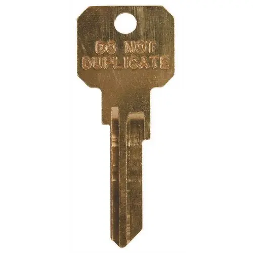 Kaba Ilco A1176ST- HNNS Security Bow KW10 Blank Key Gold