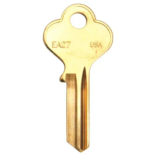 Kaba Ilco EA27-BR Key Blank for Harloc and Eagle Locksets Brass