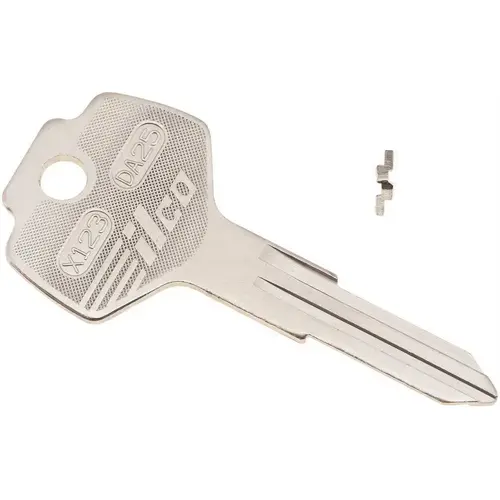 Kaba Ilco X123 Nissan Subaru DA25 Key NICKEL Color/Finish Family
