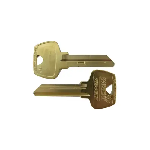 Sargent 11X6275LA XC Key Blanks 6-Pin LA Keyway