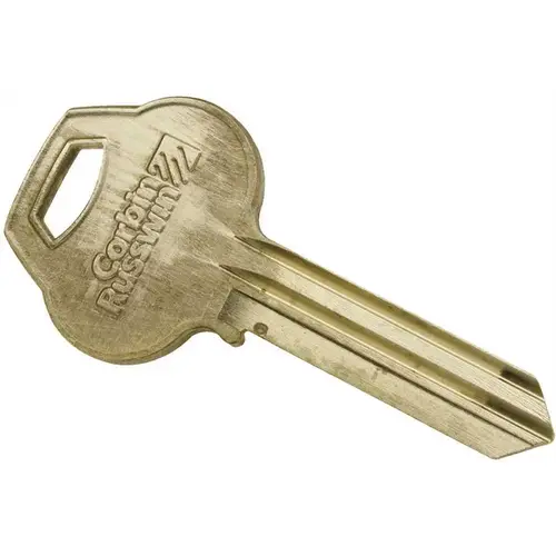 Corbin Russwin 59D1-6PIN-10 Single Section Standard Bow Key Blanks, Nickel