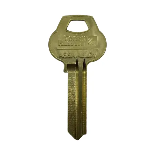 Corbin Russwin 60-6PIN-10 Single Section Standard Bow Key Blanks, Nickel Plated