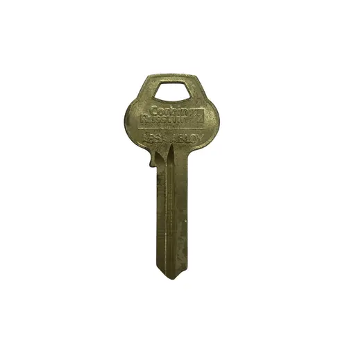 Corbin Russwin 77-6PIN-10 Single Section Standard Bow Key Blanks, Nickel Plated