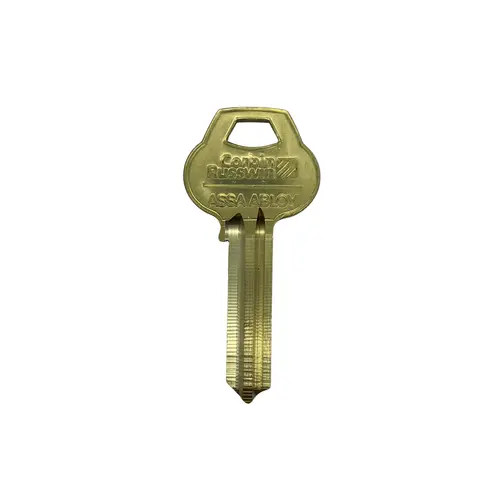Corbin Russwin D2-6PIN-10 Single Section Standard Bow Key Blanks, Nickel Plated