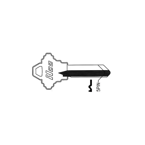 Kaba Ilco 1145H-XCP10 Schlage Blank Key Silver - pack of 10
