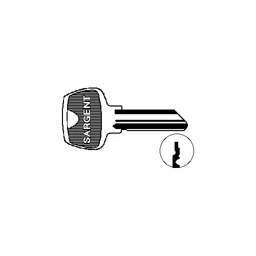 Sargent 275RL 5-Pin Key Blank