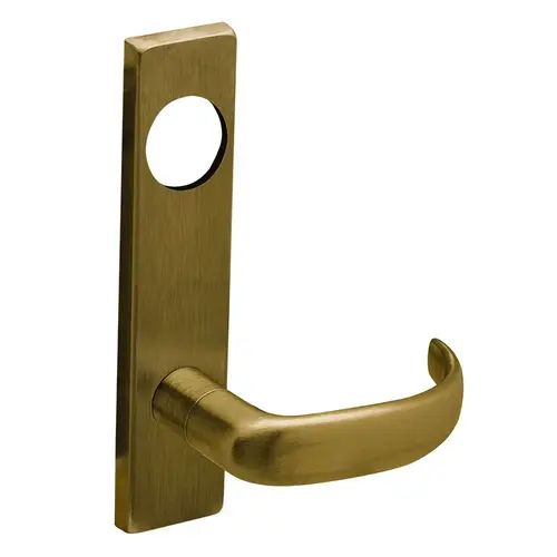 Schlage 09-451 17L 609 Lock Lock Parts Satin Brass Blackened Satin Relieved Clear Coated