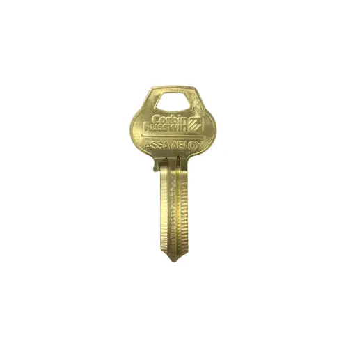 Corbin Russwin D1-5PIN-10 Single Section Standard Bow Key Blanks, Nickel Plated