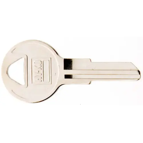 Hy-Ko 11010CG16-XCP10 Key Blank, Brass, Nickel, For: Chicago Cabinet, House Locks and Padlocks - pack of 10
