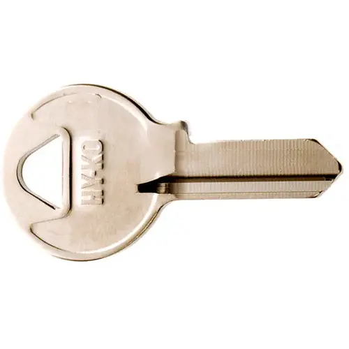 Hy-Ko 11010M15-XCP10 Key Blank, Brass, Nickel, For: Master Vehicle Locks - pack of 10