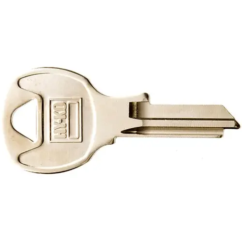 Hy-Ko 11010NA43 Key Blank, Brass, Nickel, For: National Cabinet, House Locks and Padlocks