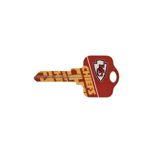 Ilco Unican Corporation KW1-NFL-CHIEFS Team Key NFL Kansas City Chiefs Painted