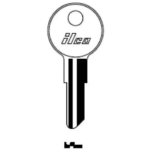 Kaba Ilco 1041TR Chicago K9 Blank Utility Key Silver
