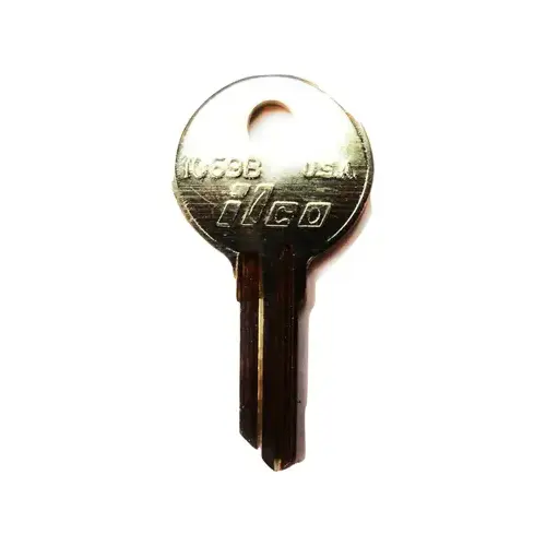 Kaba Ilco 1069B-XCP10 National Cabinet D8786 Blank Utility Key Silver - pack of 10