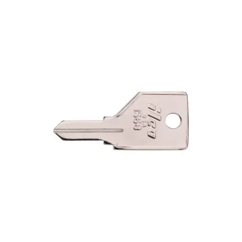 Kaba Ilco 1568 Pondra for Shaw Walker Blank Utility Key Silver