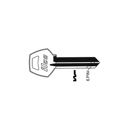 Kaba Ilco A1001BH Corbin Russwin Z1-59B1-6 Blank Key Silver