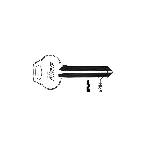 Kaba Ilco A1011-L1 Corbin Russwin 6PIN-10 Blank Key Gold