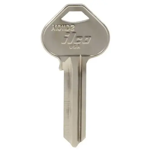 Kaba Ilco A1011D2-XCP10 Russwin 6-Pin 6D2R Blank Key Silver - pack of 10