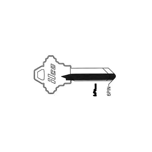Kaba Ilco A1145FG Schlage Blank Key Silver
