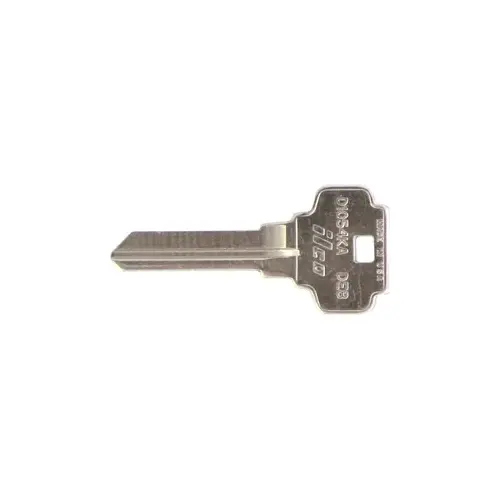 Kaba Ilco D1054KA Master/Dexter DE8 Blank Utility Key Silver