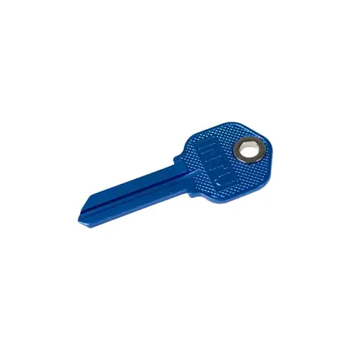 LUCKY LINE 15530 Magnetic Key Kwikset Blue 1/Card