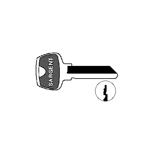 Sargent 6275LE 6-Pin Key Blank