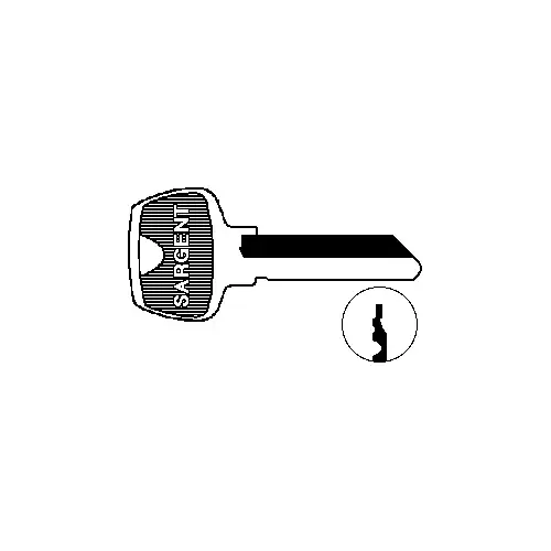 Sargent 6275LK 6-Pin Key Blank