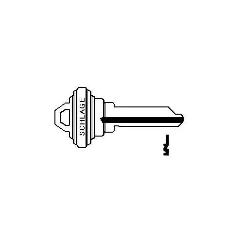 Schlage Commercial 35-056 F Control Key Blank F Keyway